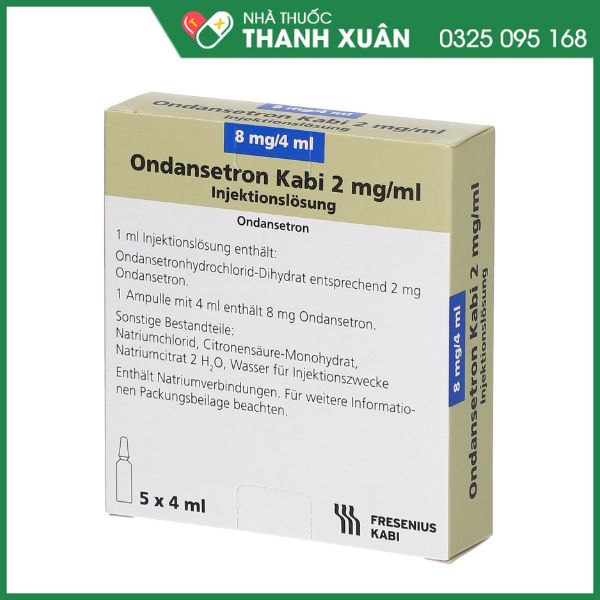 Ondansetron Kabi 2mg/ml điều trị buồn nôn